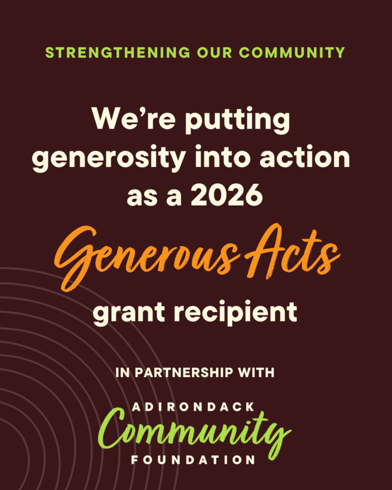 2026 Generous Acts recipient graphic