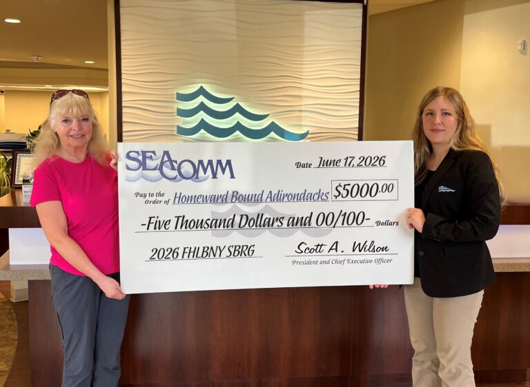 2026 Federal Home Loan Bank Donation - Homeward Bound Adirondacks